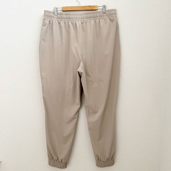 Simply Vera Vera Wang Simply Jogger Pants Grey/Beige Size XL - Picture 4 of 9